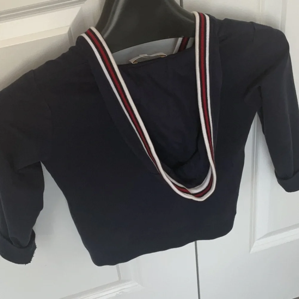 Gucci Navy Sweater with Red and White Accents - Picture 4 of 5